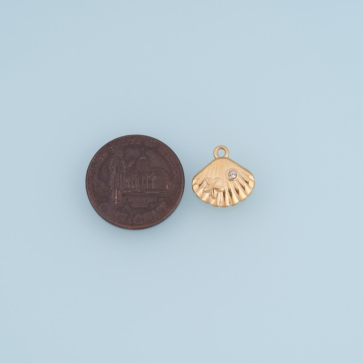 Shell Charm Pendant for Jewelry Making