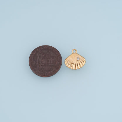 Shell Charm Pendant for Jewelry Making