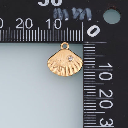 Shell Charm Pendant for Jewelry Making