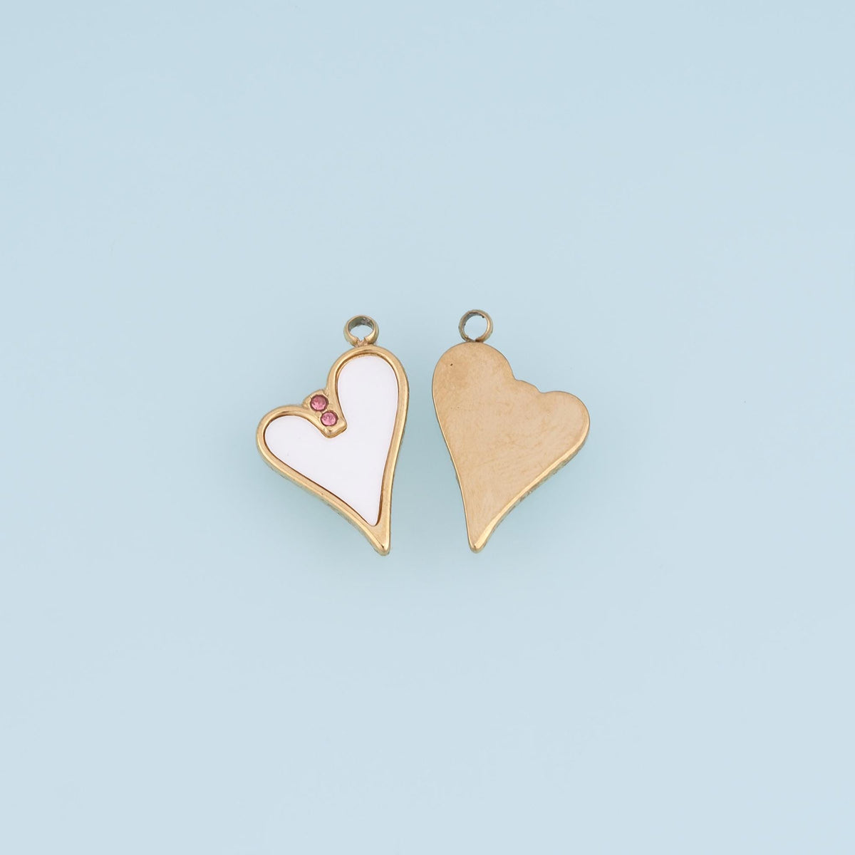 Heart Charm Pendant for Jewelry Making
