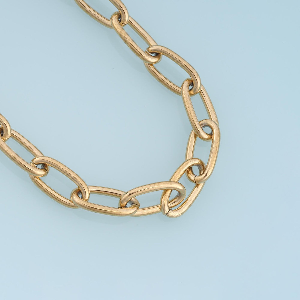 14K Gold Oval Oval Chain 3.28 ft, 16.40 ft for Jewelry Making