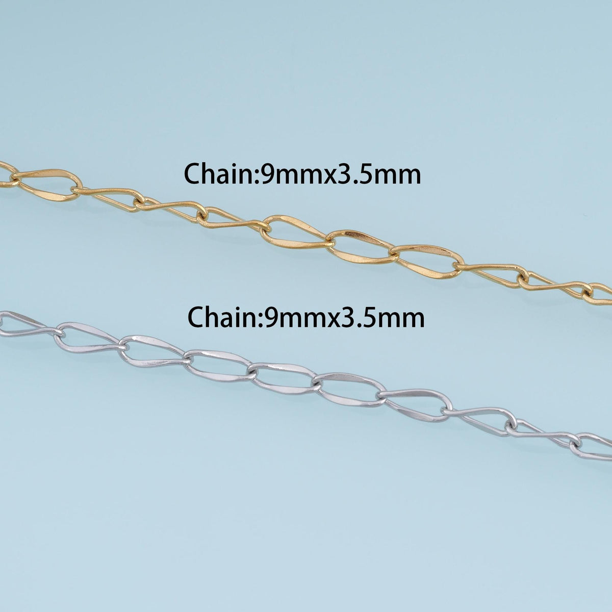 14K Gold Jewelry Chain 3.28 ft, 16.40 ft for Jewelry Making