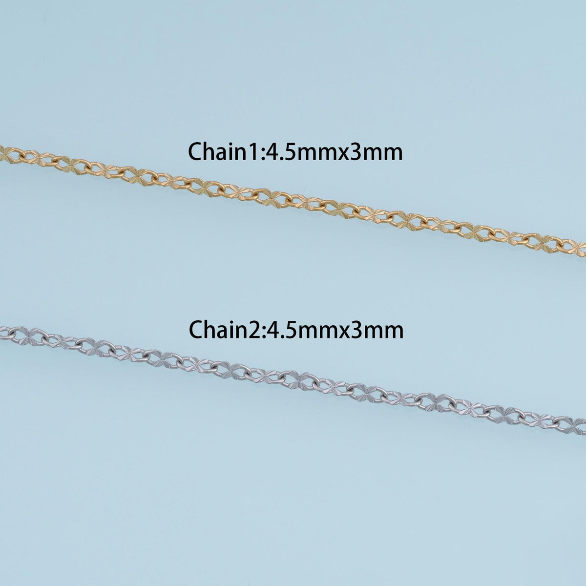 14K Gold Cross Jewelry Chain 3.28 ft, 16.40 ft for Jewelry Making