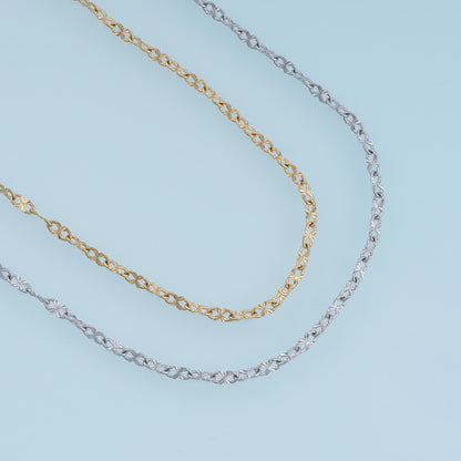 14K Gold Cross Jewelry Chain 3.28 ft, 16.40 ft for Jewelry Making