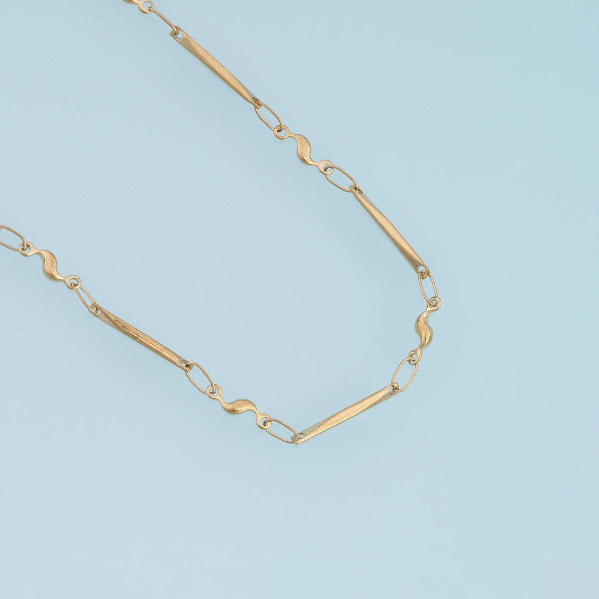 14K Gold Paperclip Chain 3.28 ft, 16.40 ft for Jewelry Making
