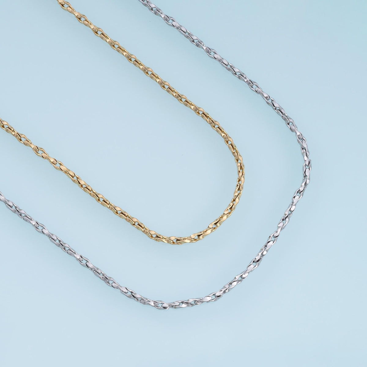 Stainless Steel Cuba Chain, 14K Gold Stainless Steel Chain,Waterproof Chain for DIY Necklace Bracelet Making