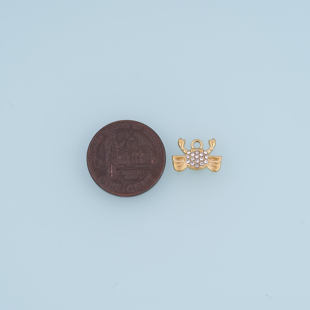 Cubic Zirconia Charm Pendant for Jewelry Making