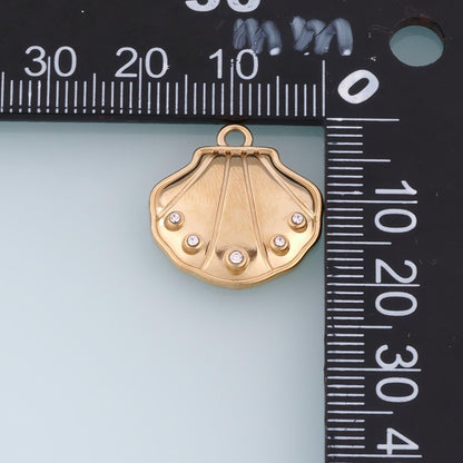 Shell Charm Pendant for Jewelry Making