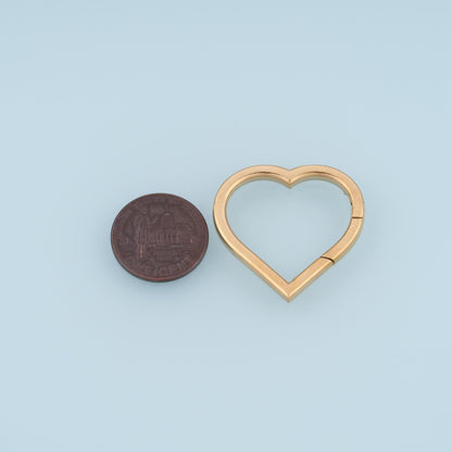 Heart Clasp for Jewelry Making