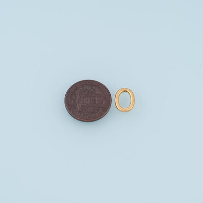 Oval Connector for Jewelry Making
