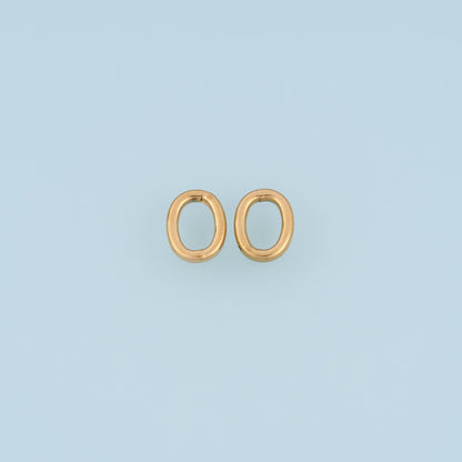 Oval Connector for Jewelry Making