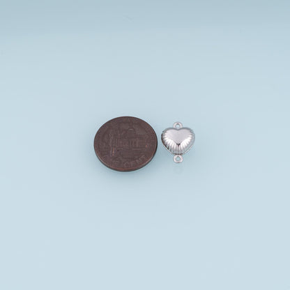 Heart Connector for Jewelry Making