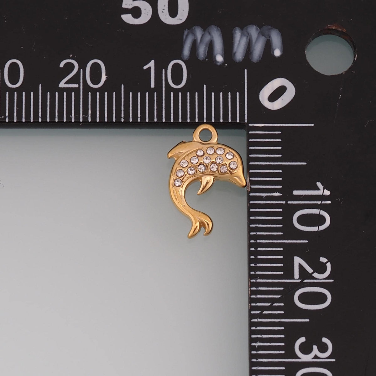 Cubic Zirconia Charm Pendant for Jewelry Making