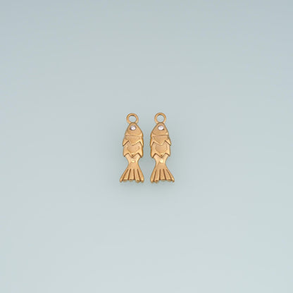 Fish Charm Pendant for Jewelry Making