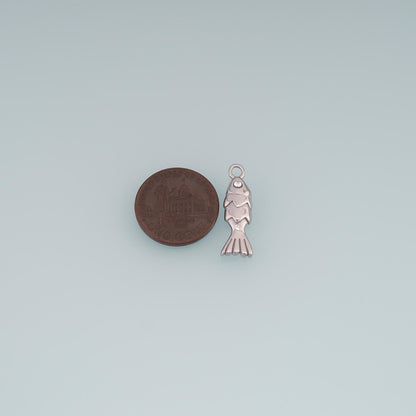 Fish Charm Pendant for Jewelry Making