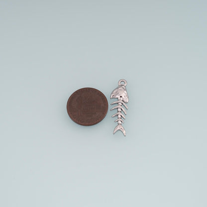 Fish Charm Pendant for Jewelry Making