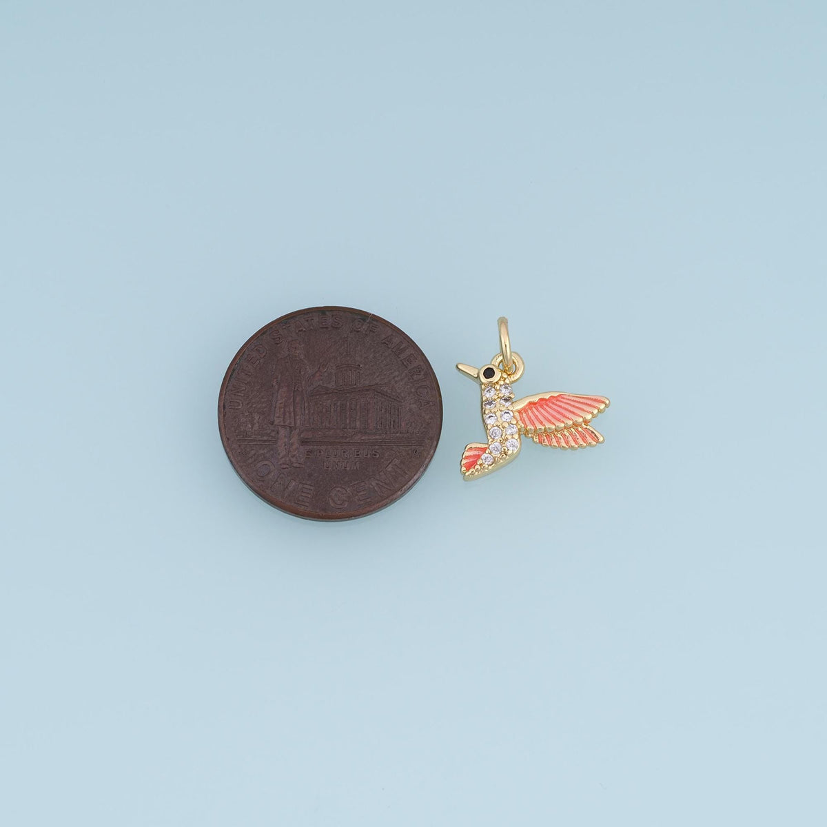 18K Gold Filled Charm Pendant for Jewelry Making