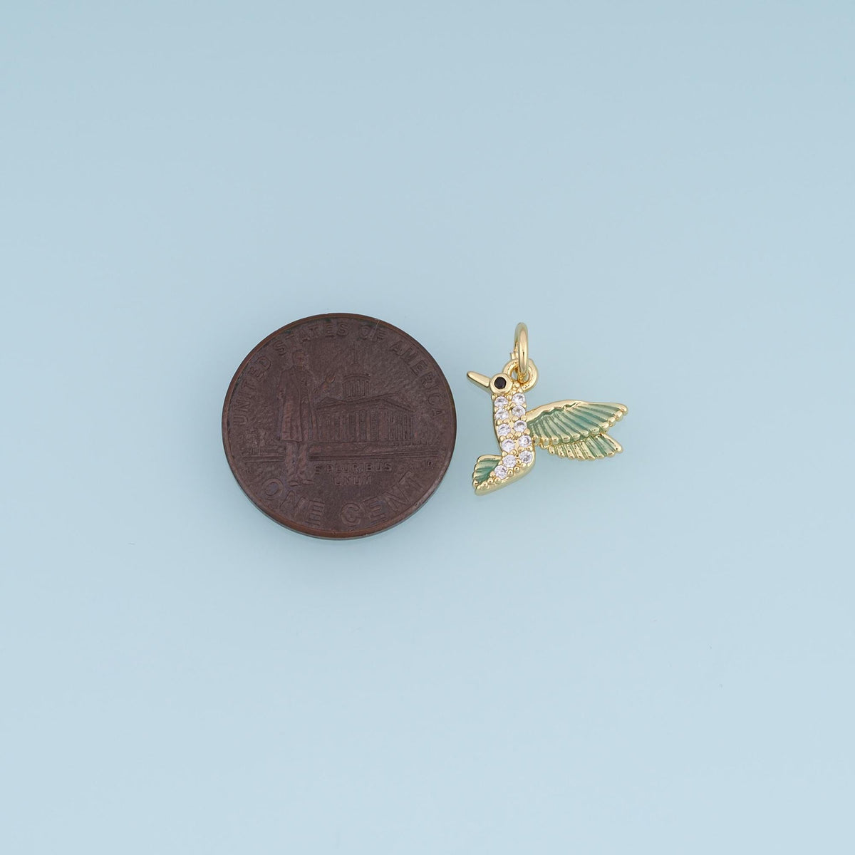 18K Gold Filled Charm Pendant for Jewelry Making