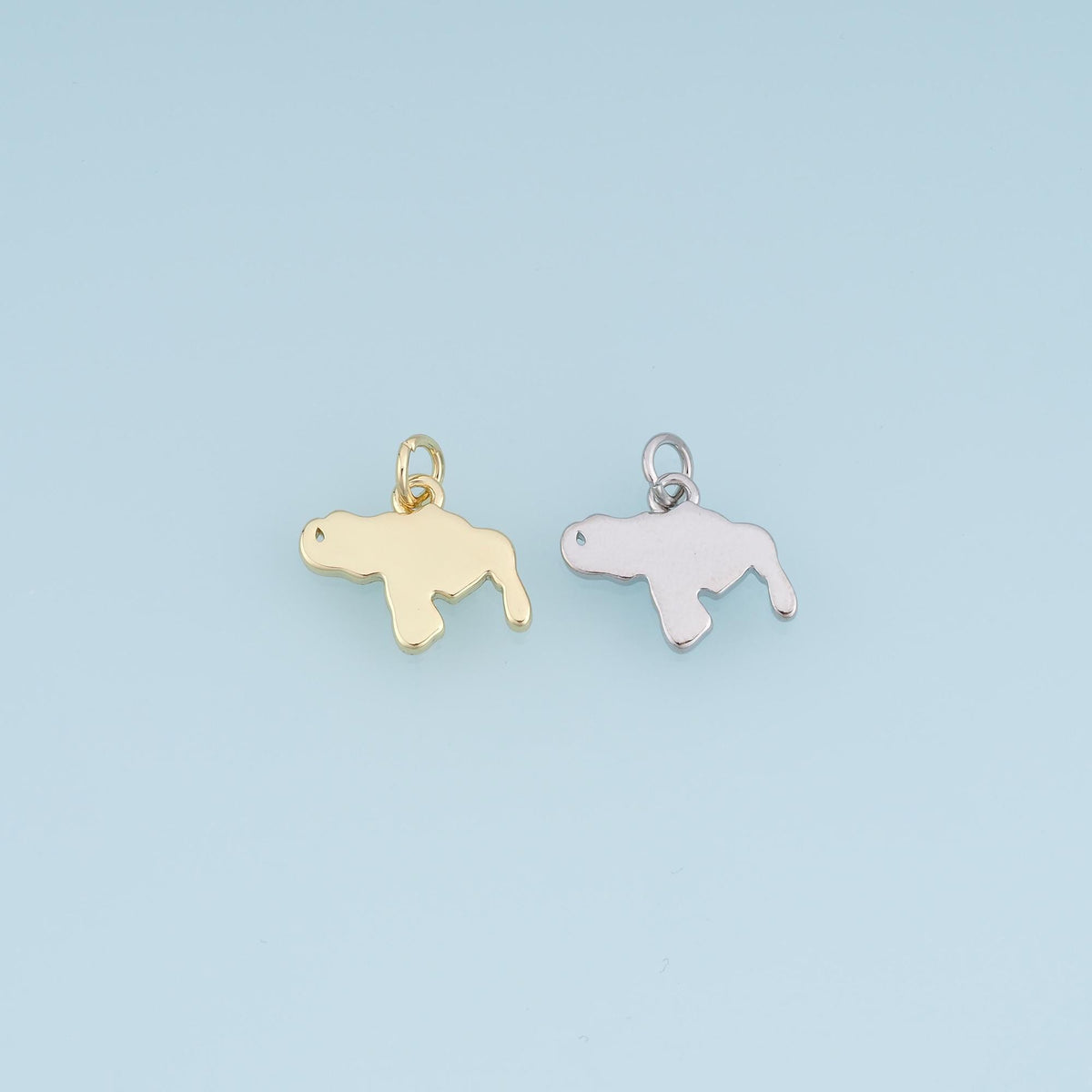 18K Gold Filled Florida Map Charm,Florida State Pendant,USA State Charm,Sunshine State Jewelry,DIY Jewelry Supply