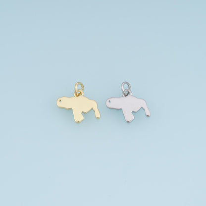 18K Gold Filled Florida Map Charm,Florida State Pendant,USA State Charm,Sunshine State Jewelry,DIY Jewelry Supply