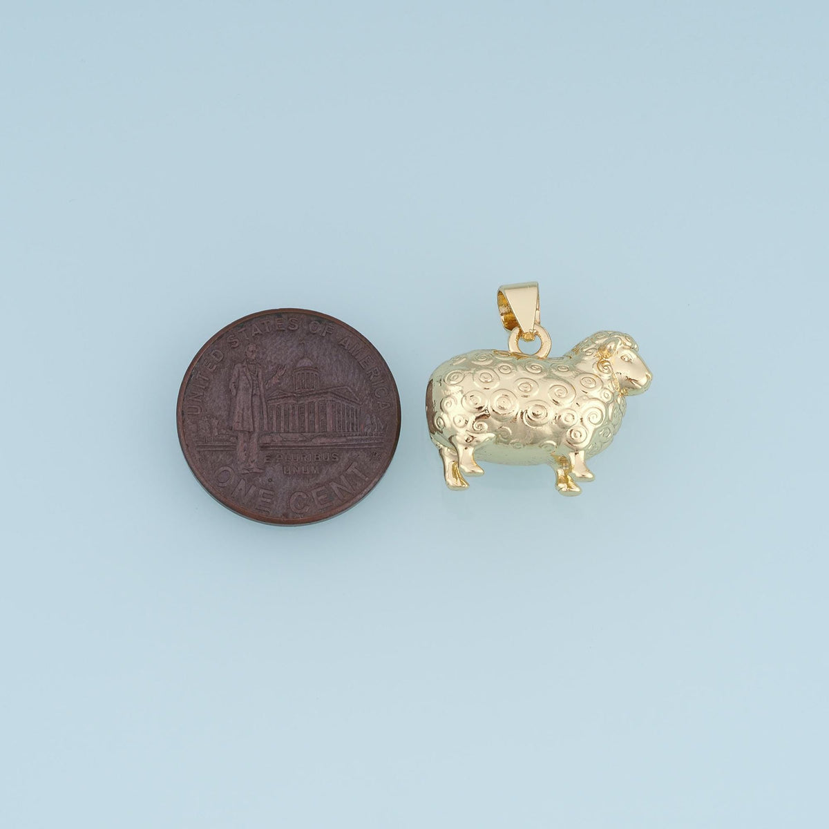 18K Gold Filled Charm Pendant for Jewelry Making