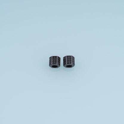 18K Gold Filled Cubic Zirconia Spacer Beads for Jewelry Making