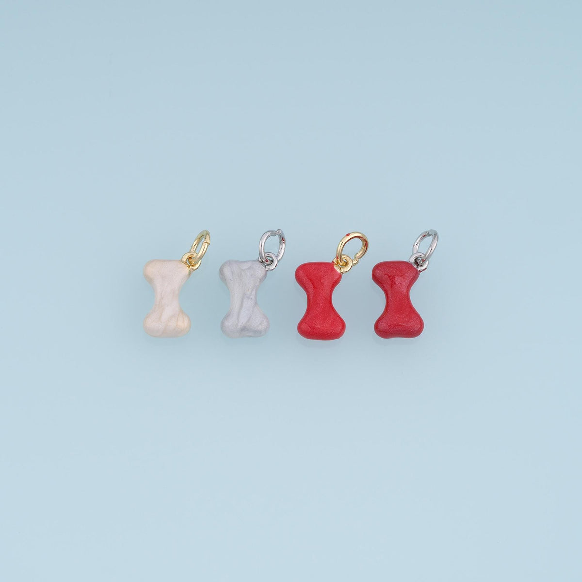 18K Gold Filled Enamel Charm Pendant for Jewelry Making