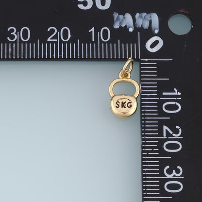 18K Gold Filled Charm Pendant for Jewelry Making