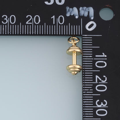 18K Gold Filled Charm Pendant for Jewelry Making