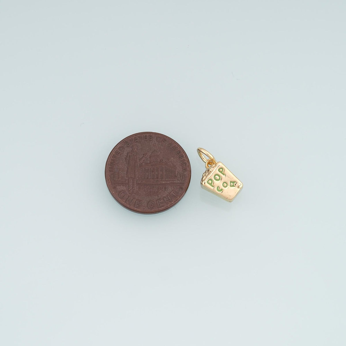 18K Gold Filled Charm Pendant for Jewelry Making