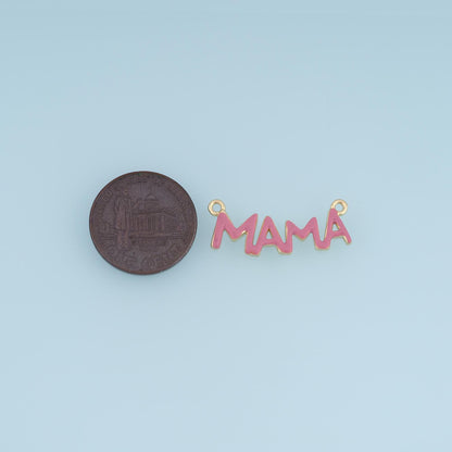 18K Gold Filled Enamel Connector for Jewelry Making