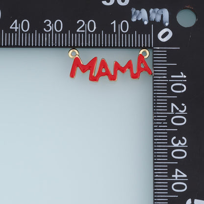 18K Gold Filled Enamel Connector for Jewelry Making