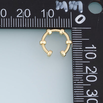 18K Gold Filled Round Connector 13.5 mm, 12.5 mm for Jewelry Making