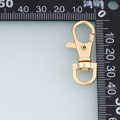 18K Gold Filled Key Jewelry Chain 18.5 mm, 16.5 mm for Jewelry Making