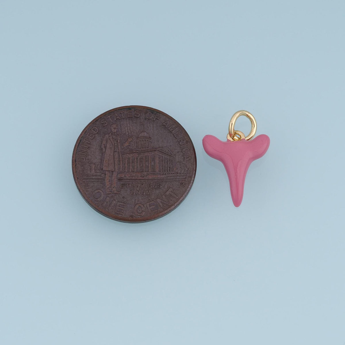 18K Gold Filled Enamel Charm Pendant for Jewelry Making