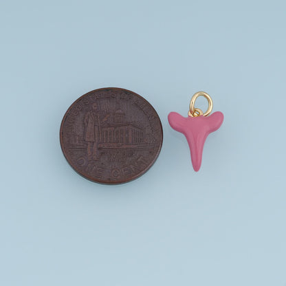 18K Gold Filled Enamel Charm Pendant for Jewelry Making