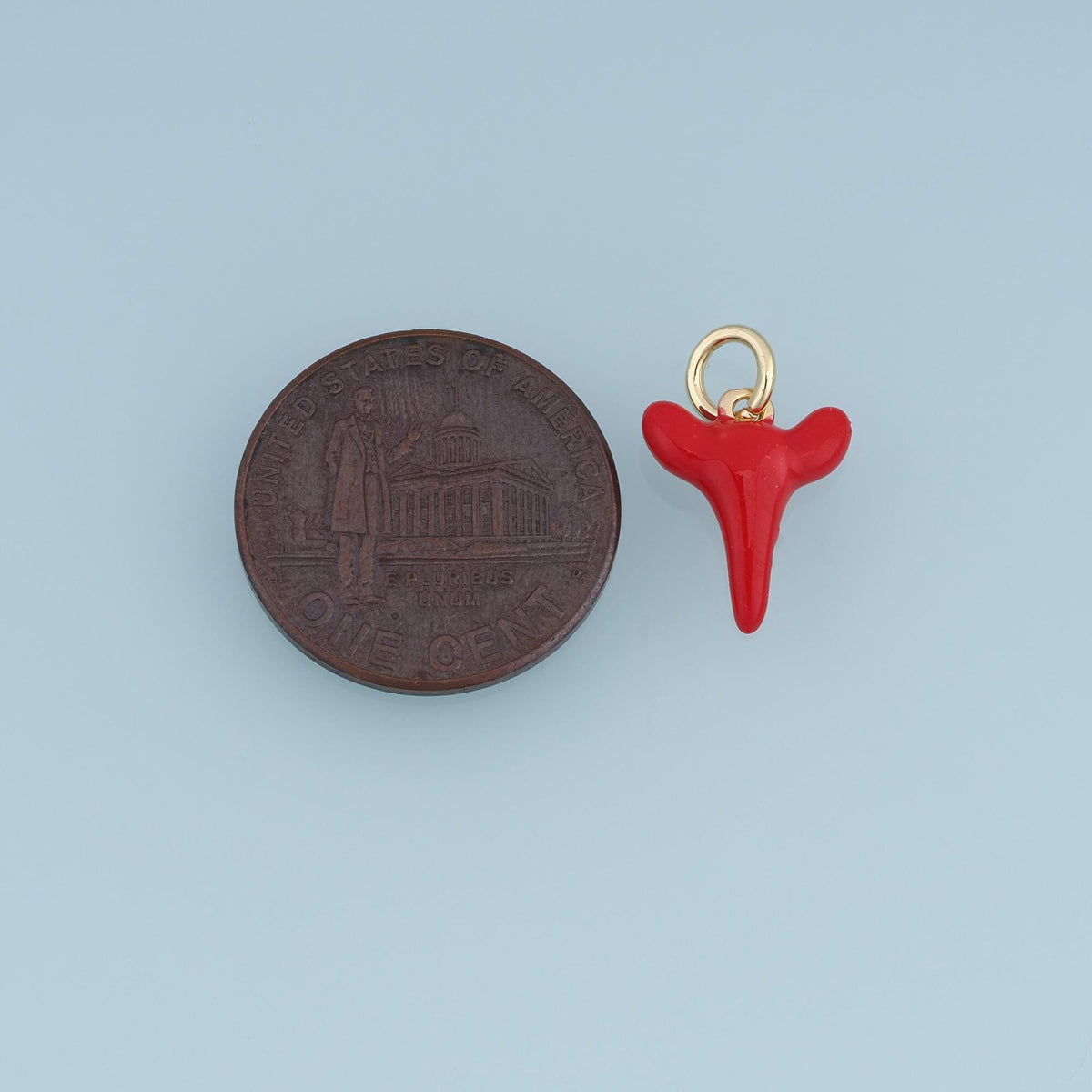18K Gold Filled Enamel Charm Pendant for Jewelry Making