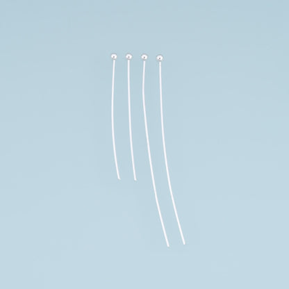 925 Sterling Silver Round Hoop Earrings for Jewelry Making