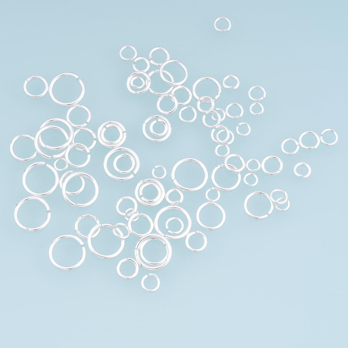 925 Sterling Silver Round Hoop Earrings for Jewelry Making