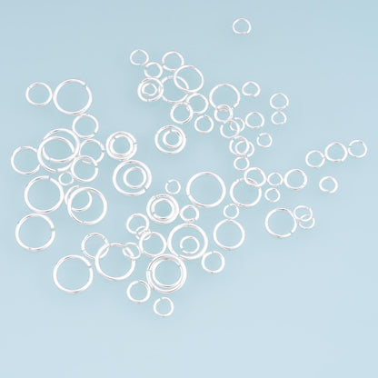 925 Sterling Silver Round Hoop Earrings for Jewelry Making