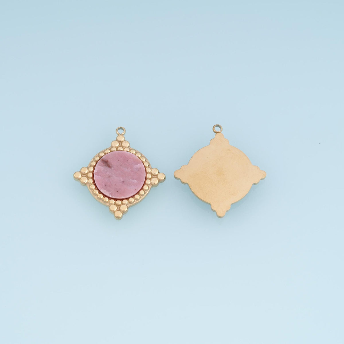 Round Charm Pendant for Jewelry Making