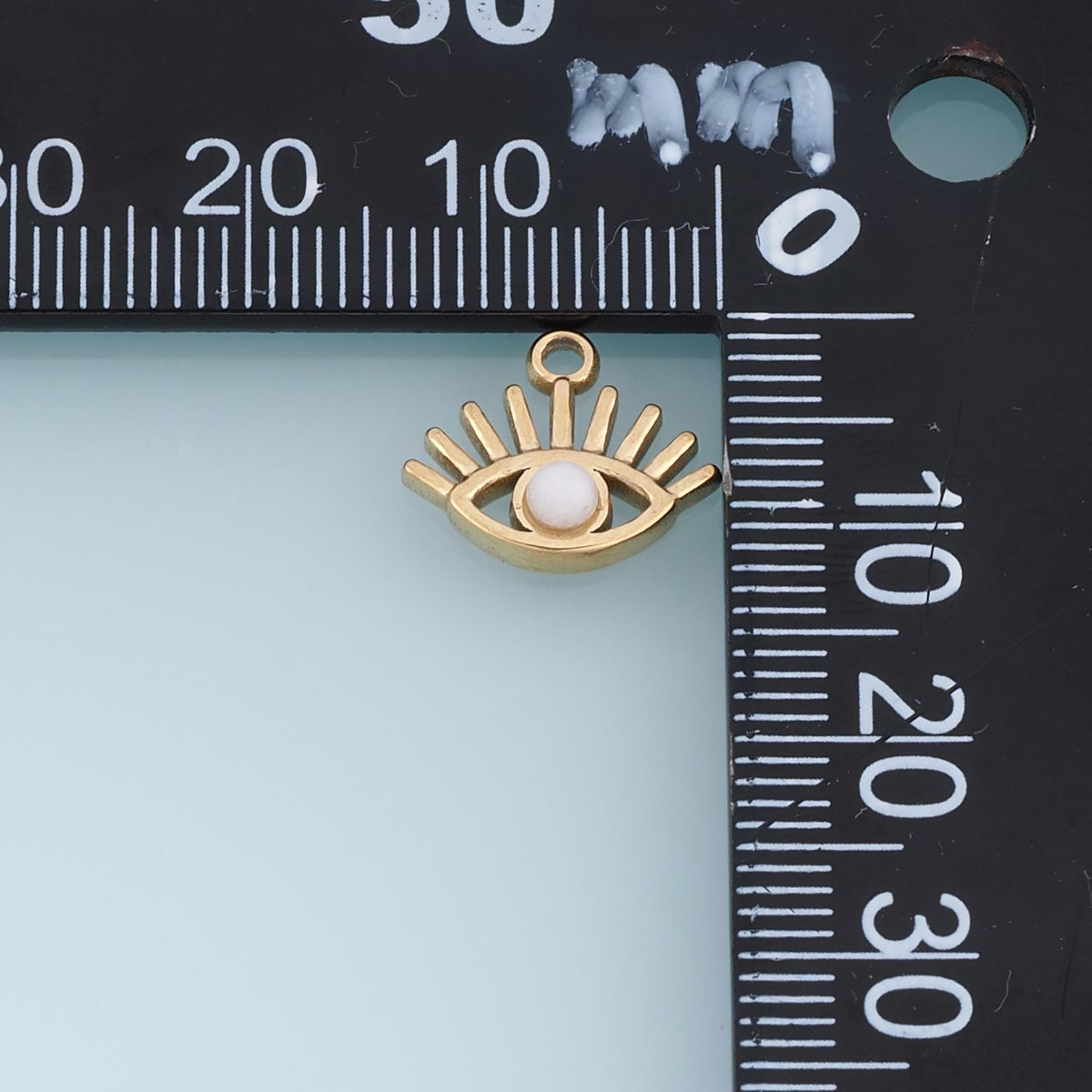 Evil Eye Charm Pendant for Jewelry Making