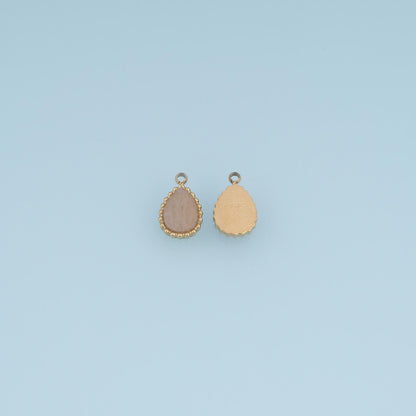 Teardrop Charm Pendant for Jewelry Making