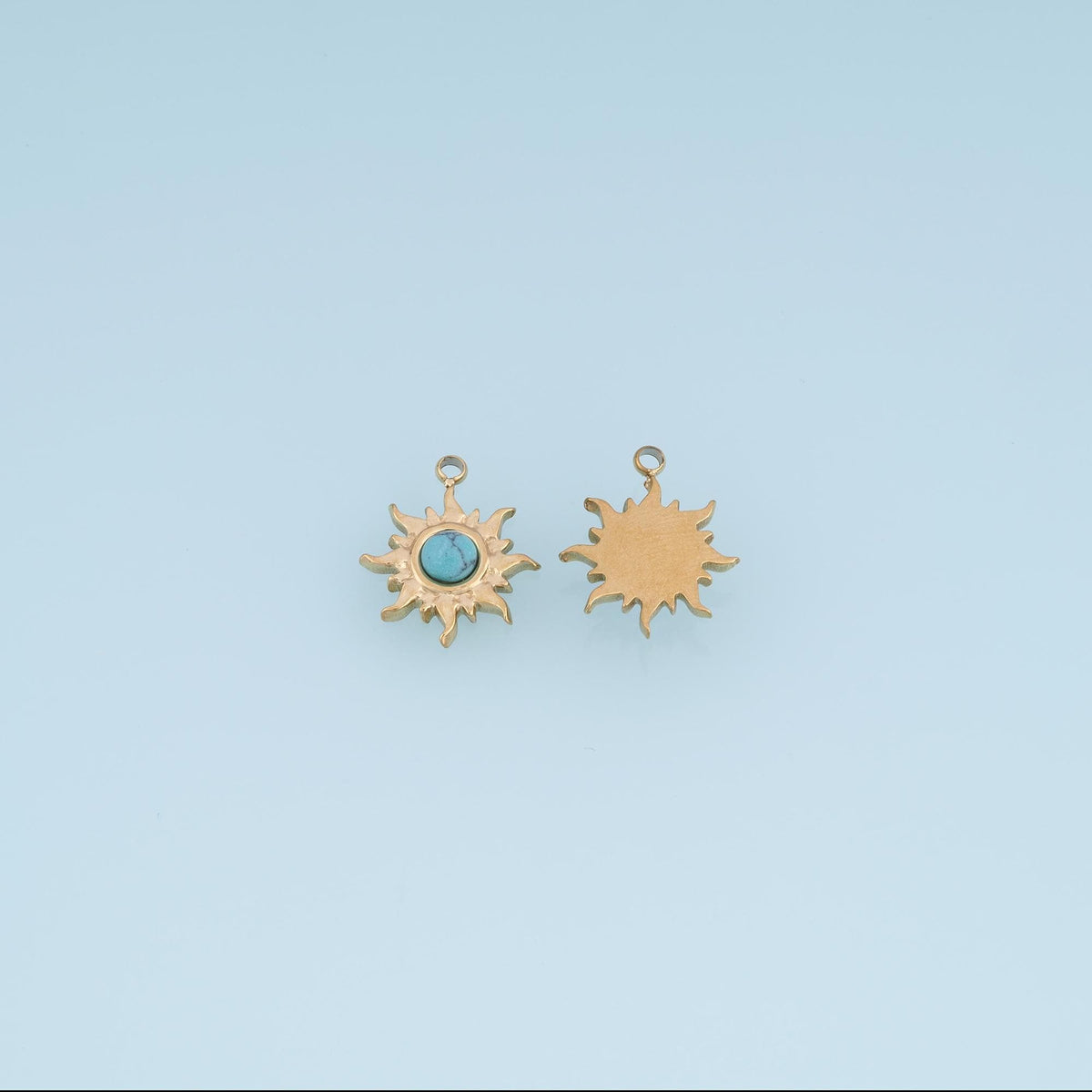 Sun Charm Pendant for Jewelry Making