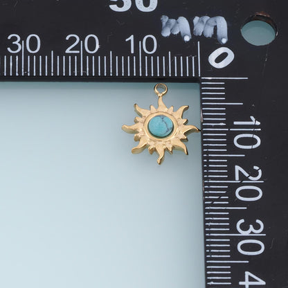Sun Charm Pendant for Jewelry Making