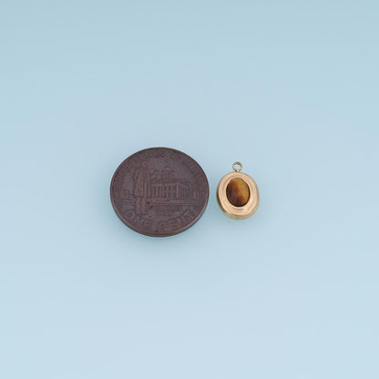 Oval Charm Pendant for Jewelry Making
