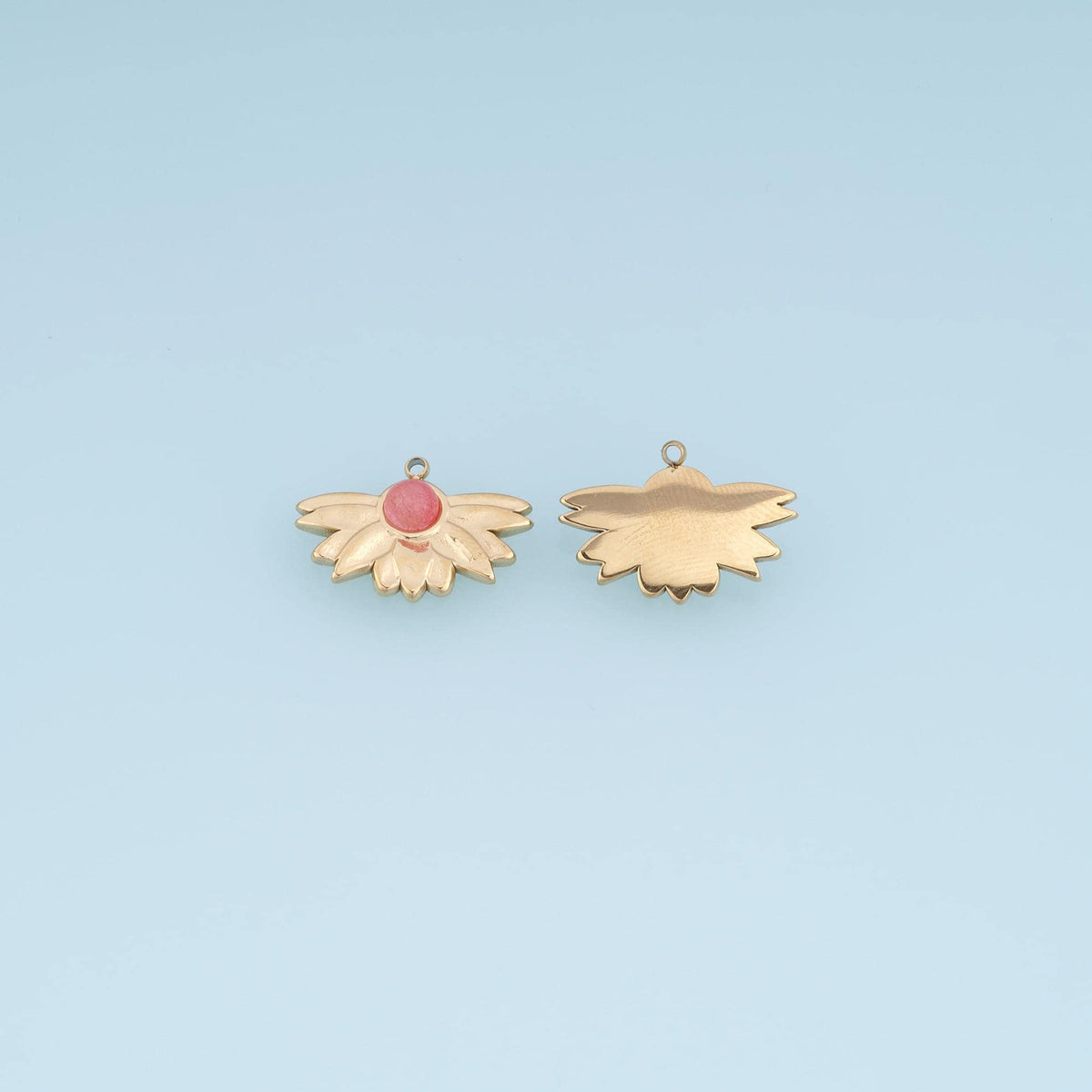 Flower Charm Pendant for Jewelry Making