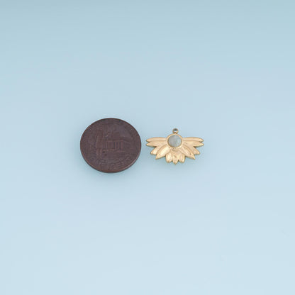 Flower Charm Pendant for Jewelry Making