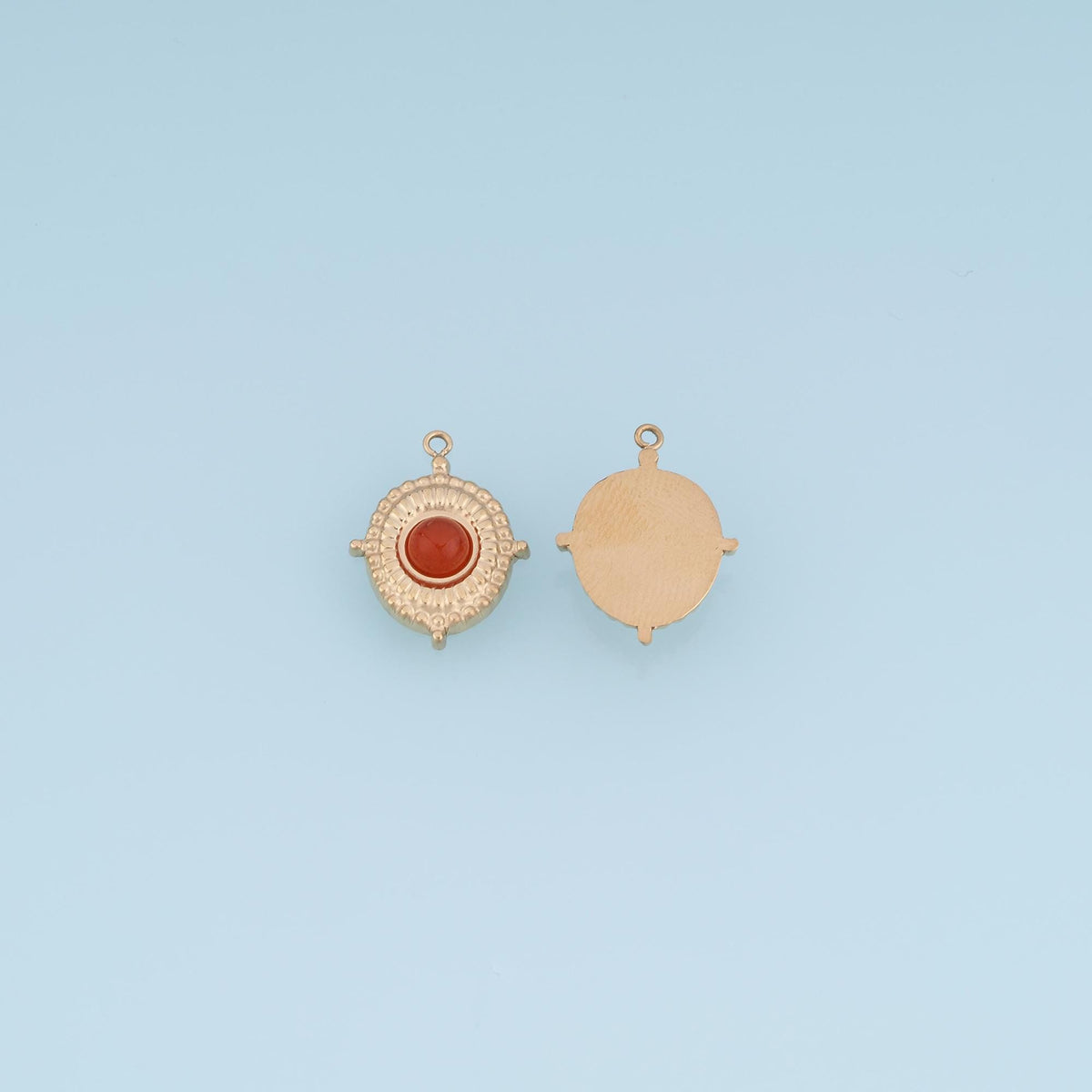 Oval Charm Pendant for Jewelry Making