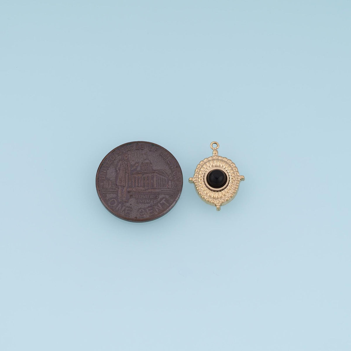 Oval Charm Pendant for Jewelry Making